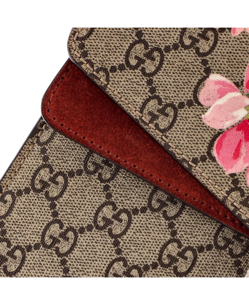 Pre-Owned Gucci Medium Dionysus Bag Blooms Print Gg Coated Canvas