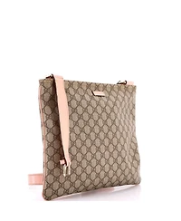 Pre-Owned Gucci Medium Flat Messenger Bag Gg Canvas