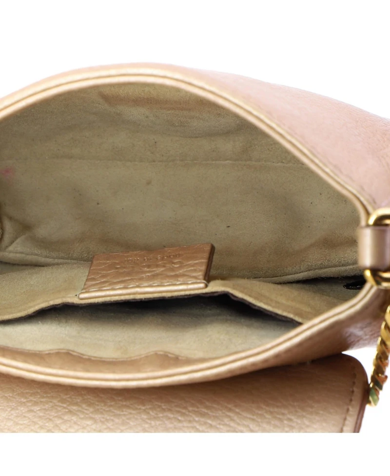 Pre-Owned Gucci Small 1973 Chain Shoulder Bag Leather