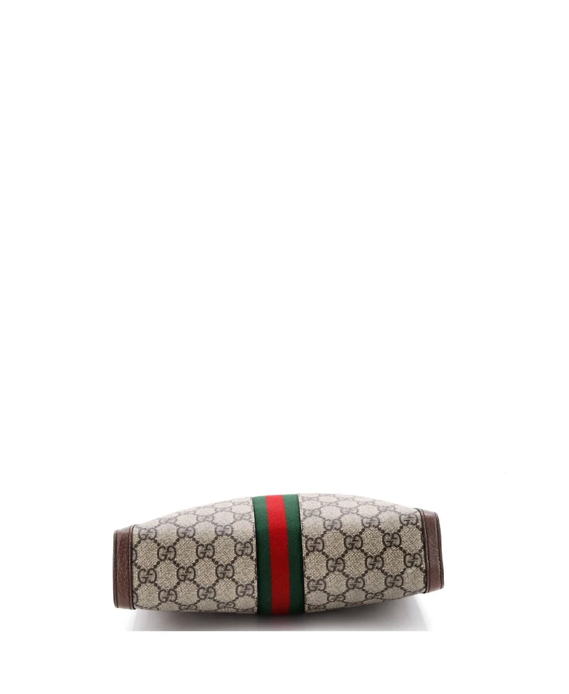 Pre-Owned Gucci Medium Ophidia Pouch Gg Coated Canvas