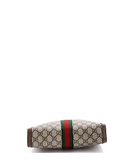 Pre-Owned Gucci Medium Ophidia Pouch Gg Coated Canvas