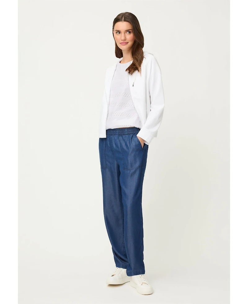 Olsen Women's Eyelet T-Shirt