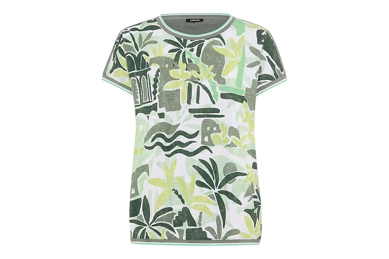 Olsen Women's Safari Print T-Shirt
