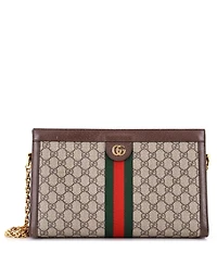 Pre-Owned Gucci Medium Ophidia Chain Shoulder Bag Gg Coated Canvas