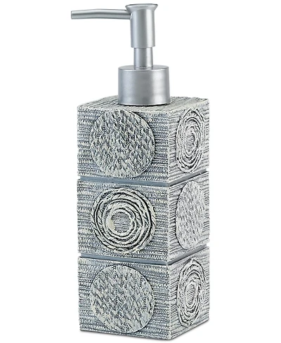 Avanti Galaxy Circle Shimmering Metallic Resin Soap/Lotion Dispenser
