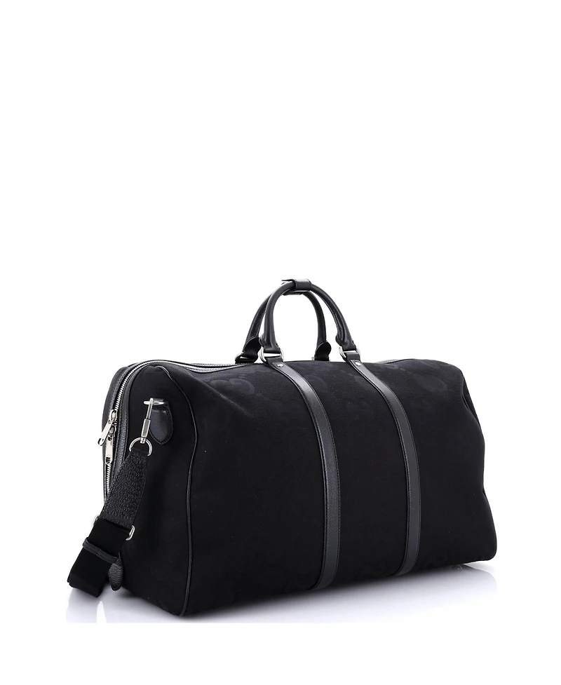 Pre-Owned Gucci Large Convertible Duffle Bag Jumbo Gg Canvas