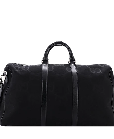 Pre-Owned Gucci Large Convertible Duffle Bag Jumbo Gg Canvas
