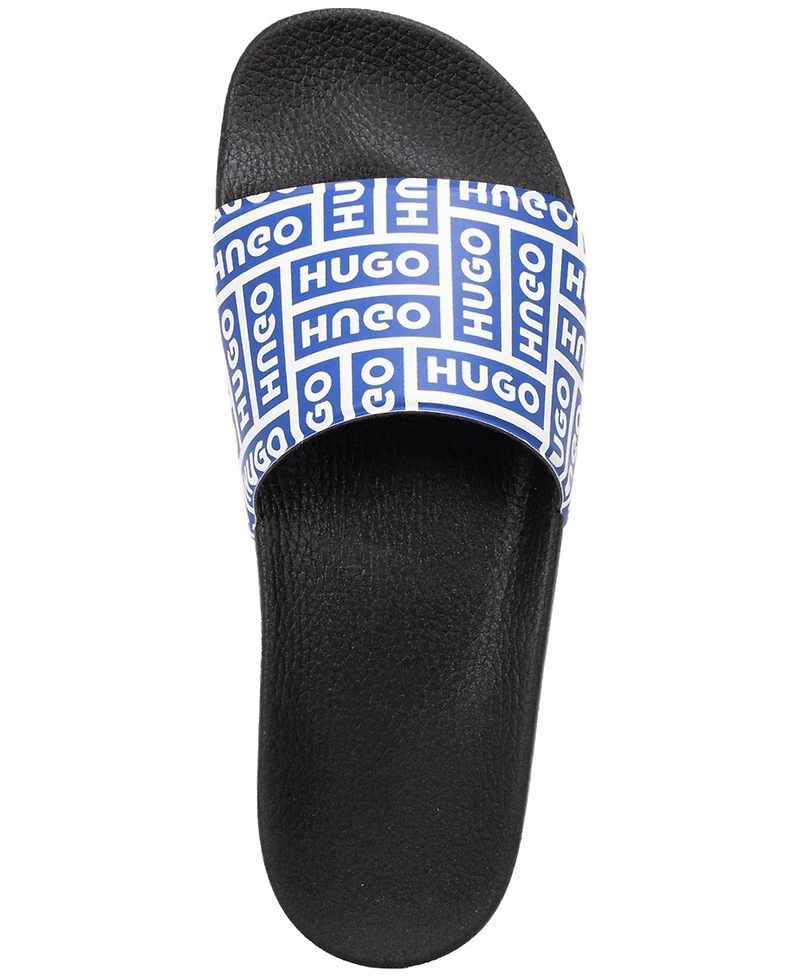 Hugo Men's Monogram Logo Slip-on Slides