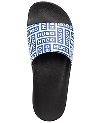 Hugo Men's Monogram Logo Slip-on Slides