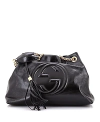 Pre-Owned Gucci Medium Soho Chain Strap Shoulder Bag Patent