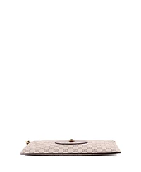 Pre-Owned Gucci Neo Vintage Wristlet Pouch Gg Coated Canvas