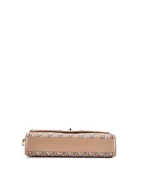 Pre-Owned Gucci Small Luce Shoulder Bag Optical Gg Printed Leather
