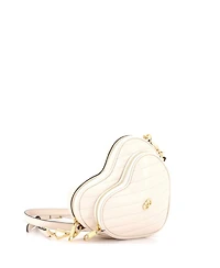 Pre-Owned Gucci Mini Interlocking G Heart Shoulder Bag Diagonal Quilted Leather