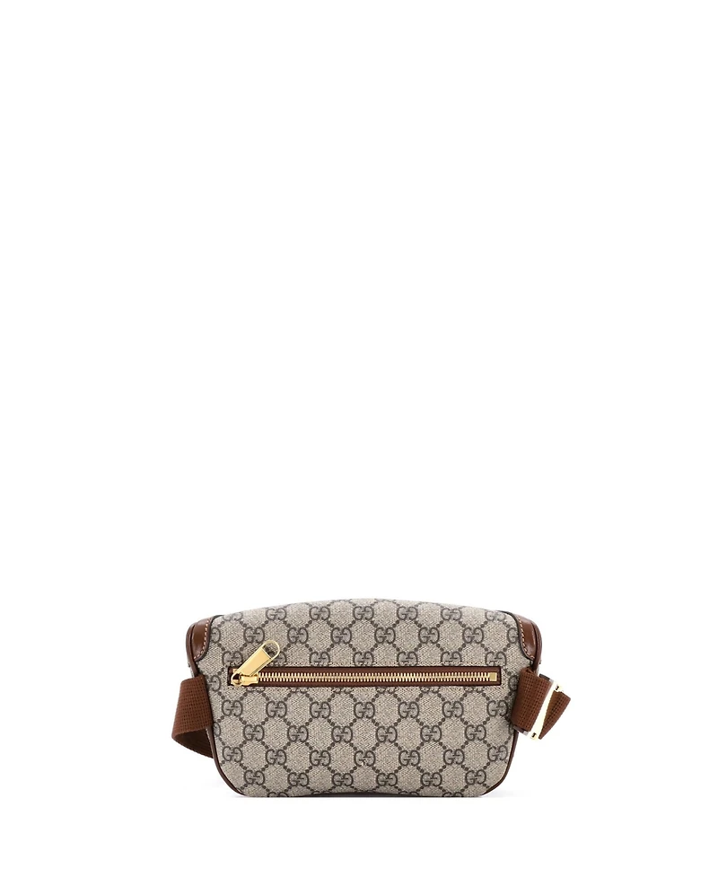 Pre-Owned Gucci Large Interlocking G Patch Belt Bag Gg Coated Canvas