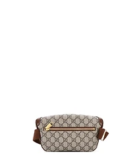 Pre-Owned Gucci Large Interlocking G Patch Belt Bag Gg Coated Canvas