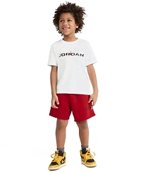 Jordan Boys' 4-7X Stretch T-Shirt & Shorts, 2-Piece Set