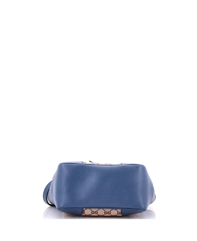 Pre-Owned Gucci Small Bree Convertible Tote Gg Canvas with Leather