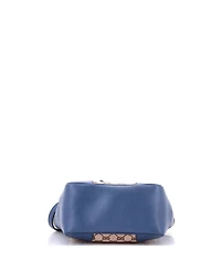 Pre-Owned Gucci Small Bree Convertible Tote Gg Canvas with Leather