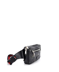 Pre-Owned Gucci Small Soft Zip Belt Bag Printed Gg Coated Canvas