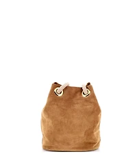 Pre-Owned Prada Medium Mariner Bucket Bag Suede