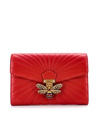 Pre-Owned Gucci Queen Margaret Clutch Colorblock Leather