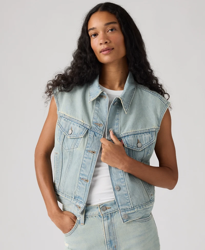 Levi's Women's Premium Shrunken Vest
