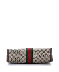 Pre-Owned Gucci Medium Ophidia Chain Shoulder Bag Gg Coated Canvas