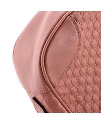 Pre-Owned Gucci Mini Bree Disco Crossbody Bag Microguccissima Leather