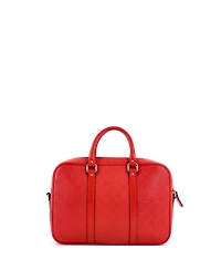 Pre-Owned Gucci Medium Signature Convertible Briefcase Guccissima Leather