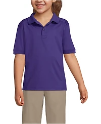 Lands' End Girls Short Sleeve Rapid Dry Polo Shirt
