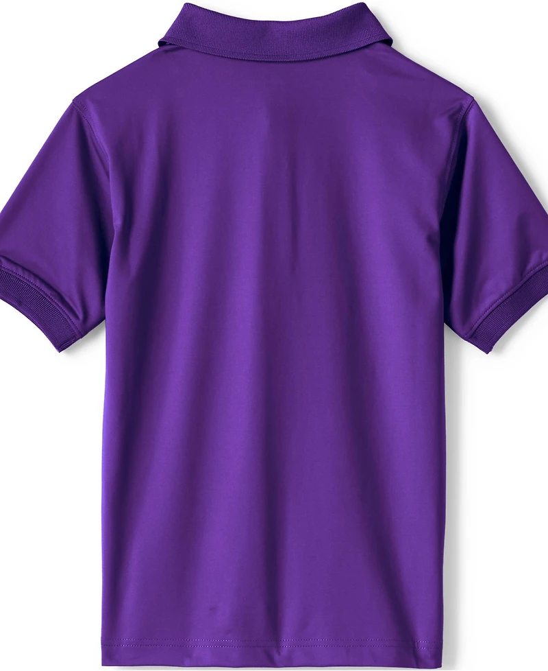 Lands' End Girls Short Sleeve Rapid Dry Polo Shirt
