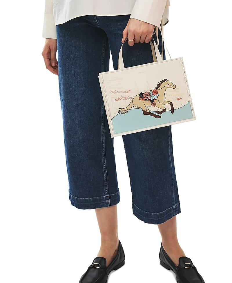 Radley London Kentucky Derby 26 Small Zip-Top Satchel Handbag