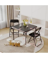 gaomon Boys and Girls Folding Table and Chair Set of 3
