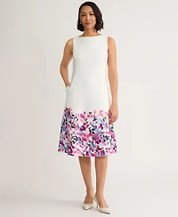 Kasper Women's Sleeveless Floral Midi Dress