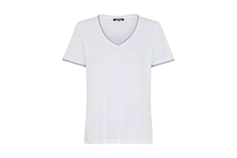 Olsen Women's Embroidered Trim T-Shirt