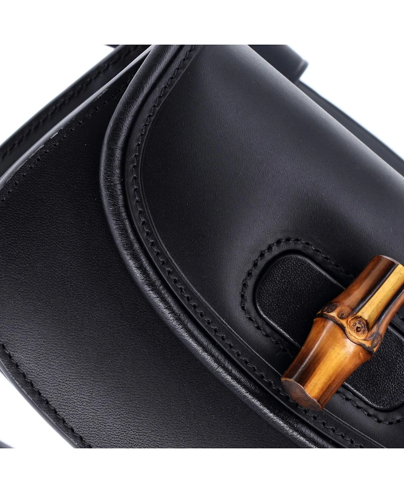 Pre-Owned Gucci Mini Bamboo 1947 Belt Bag Leather