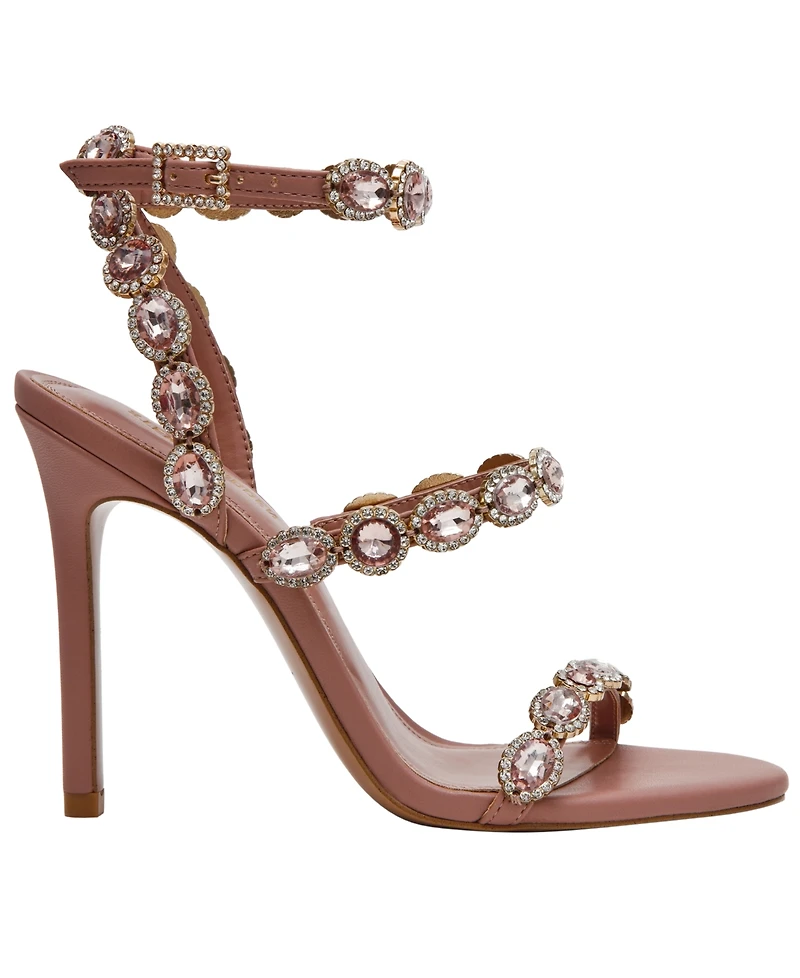 Steve Madden Tamala Gemstone-Embellished Strappy Dress Sandals