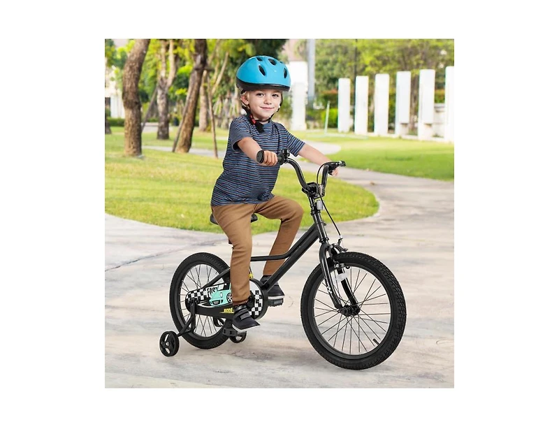 Hongge Kids Bike Adjustable for 4-8 Years Old with Low-Step Frame