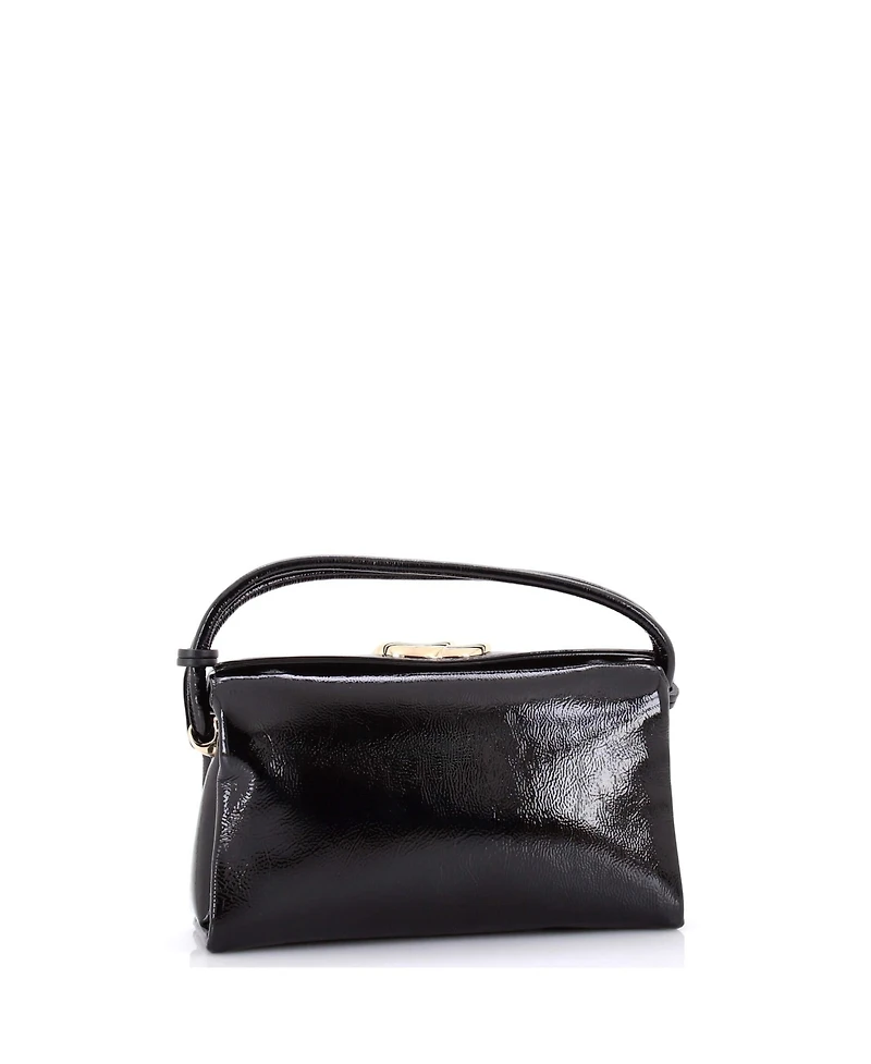 Pre-Owned Gucci Medium Double G Top Handle Bag Patent
