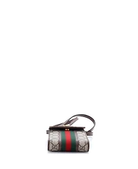 Pre-Owned Gucci Mini Ophidia Vertical Flap Crossbody Bag Gg Coated Canvas