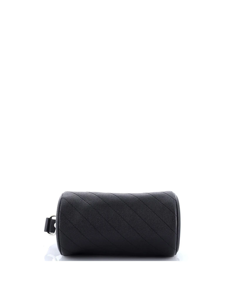 Pre-Owned Gucci Mini Blondie Shoulder Bag Diagonal Quilted Leather