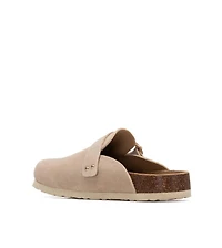 Xti Women's Refresh Collection Suede Clog Mule Flats