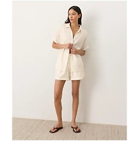 Pact Women's Organic Cotton Coastal Double Gauze Curved Hem Short