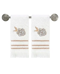 Nicole Miller Camille 2-Pack Cotton Fingertip Towel Set