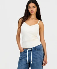 Sincerely Jules Juniors' Beaded-Trim Y2K Camisole