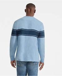 Lands' End Men's Long Sleeve Slub Crew