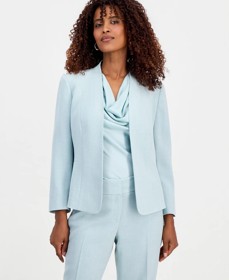 Kasper Women's Collarless Open-Front Jacket, Regular & Petite