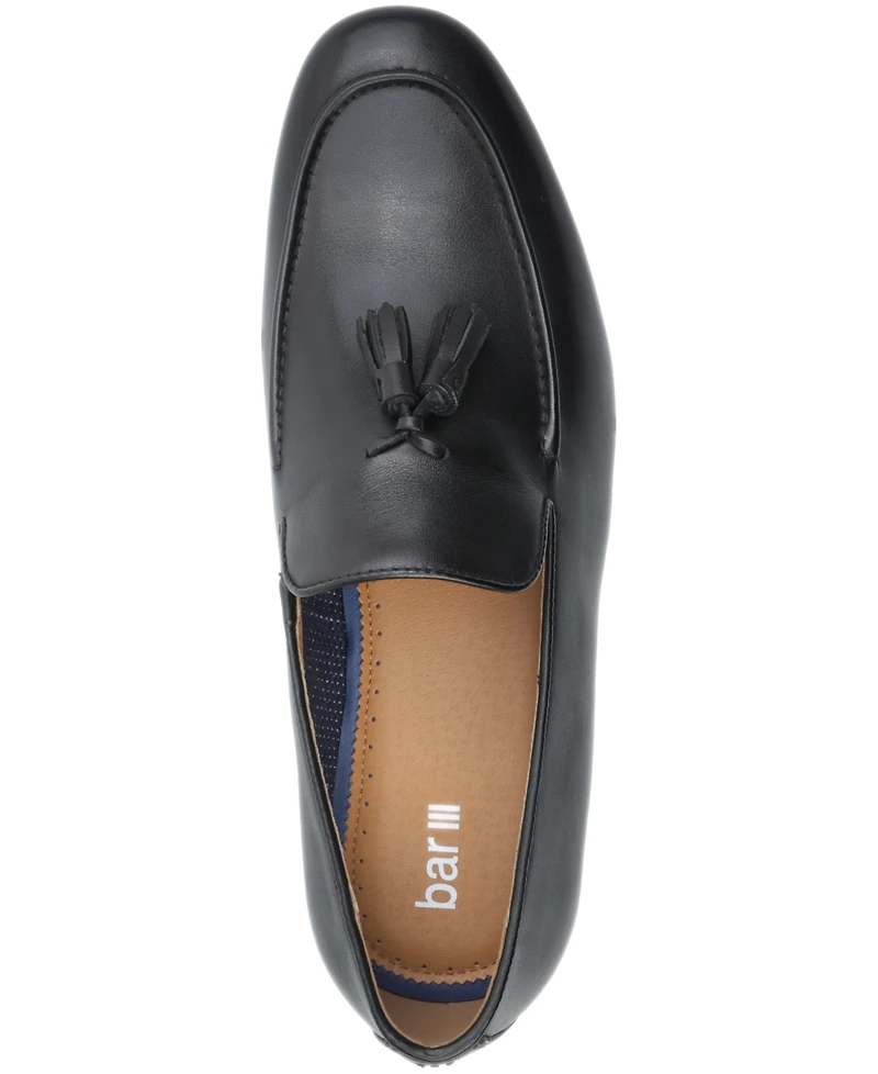 Bar Iii Men's Benjiee Leather Slip-On Tassel Loafers, Exclusively at Macy's