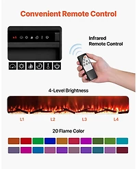 Gouun Fireplace Tv Stand for TVs
