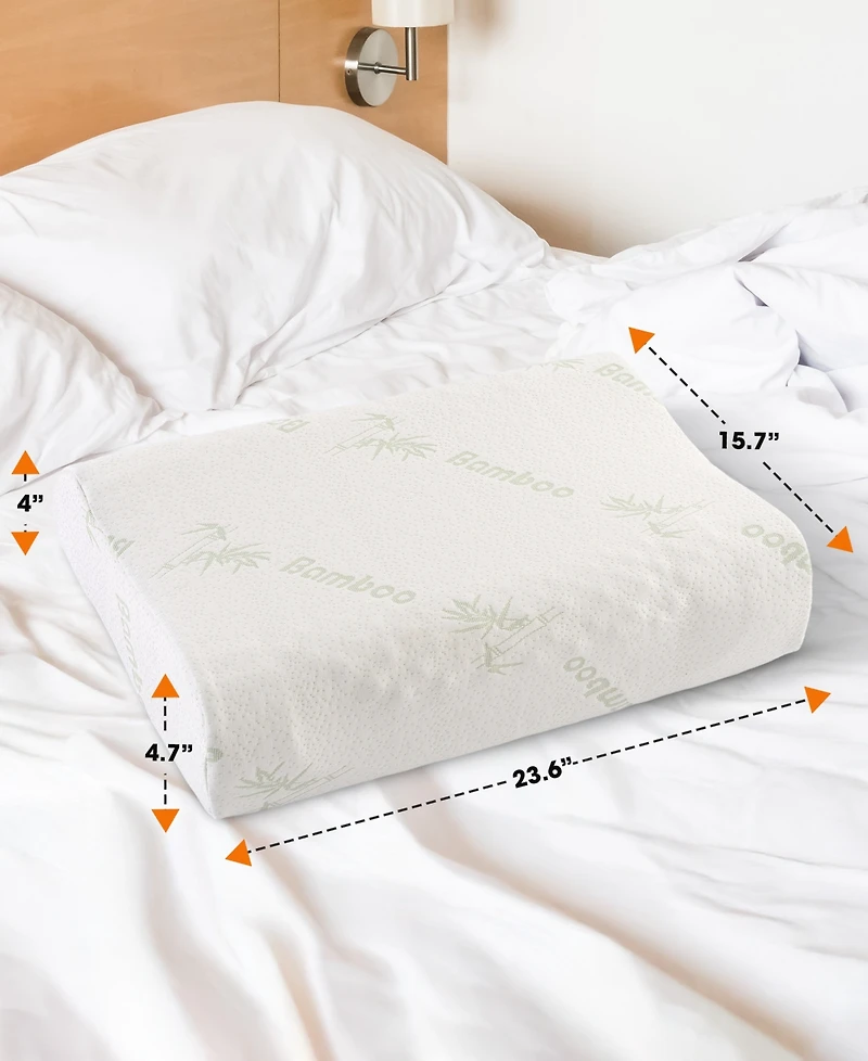 Cheer Collection Latex Pillow, Contour